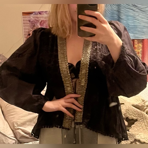 Embroidered FP jacket top - Picture 4 of 12